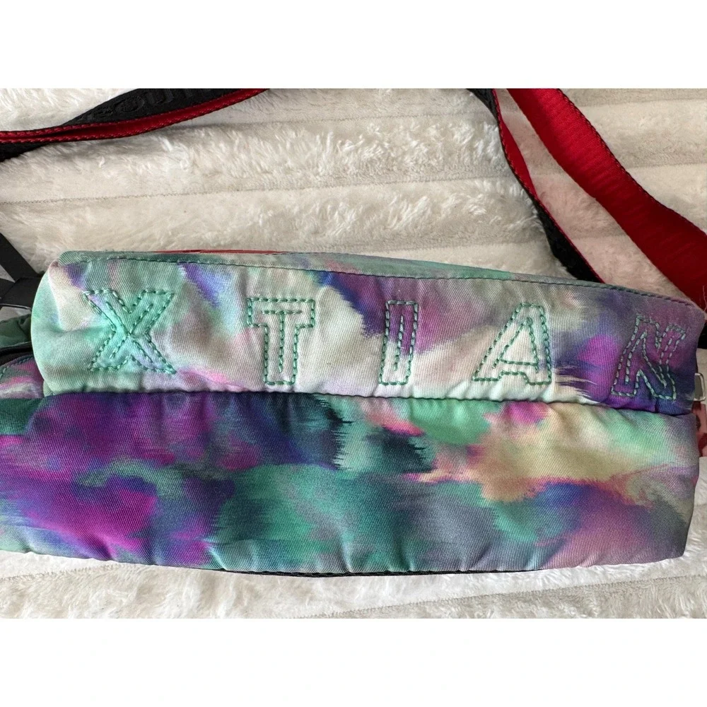 Christian Louboutin‎ Loubilab Tie Dye Nylon Crossbody Belt Bag Red Logo #838